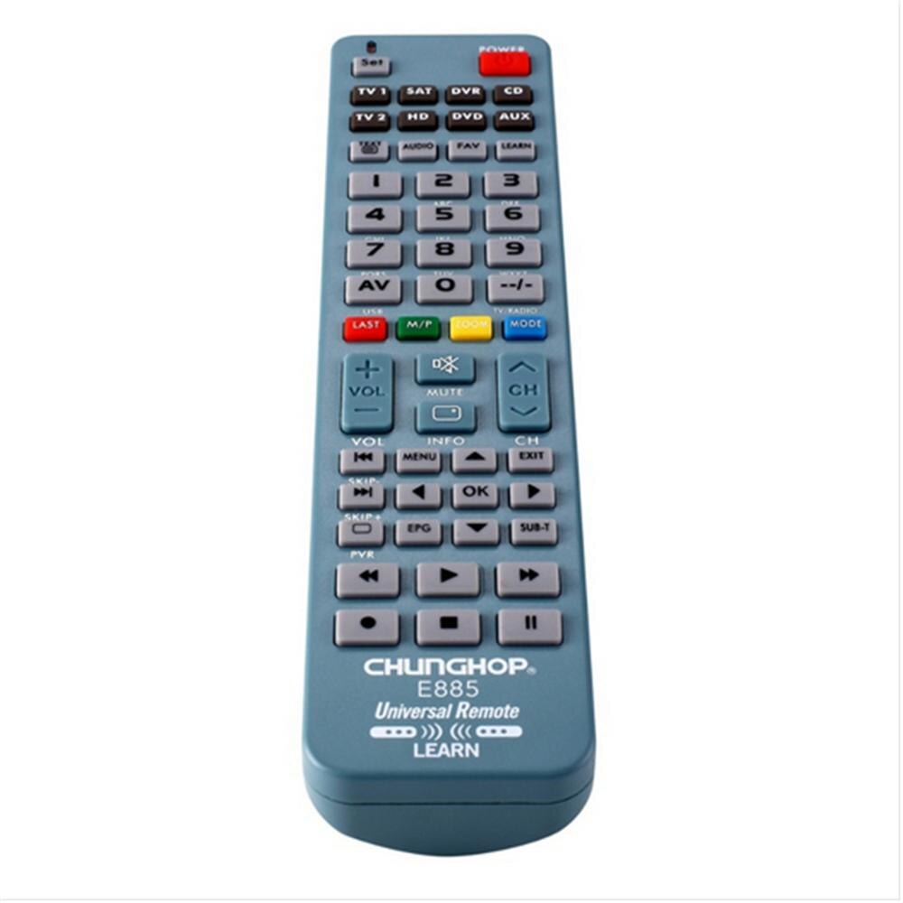 8 in 1 universal fjernbetjening controller til tv cbl sat vcr dvd amp amp chunghop  e885: Cyanblå