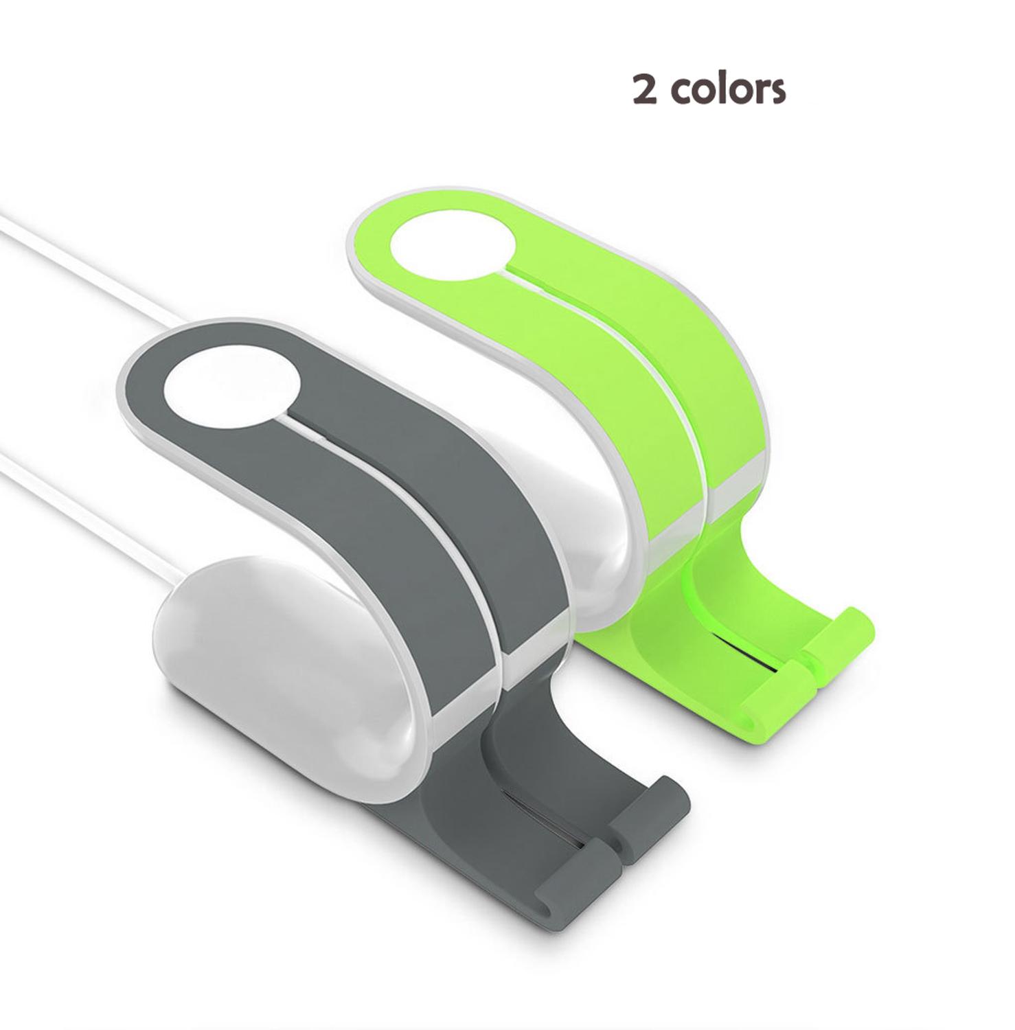 Station de support en Silicone pour Apple Watch 5/4/3/2, support de chargeur 38 40 42 44mm, Station d'accueil multiple pour IPhone