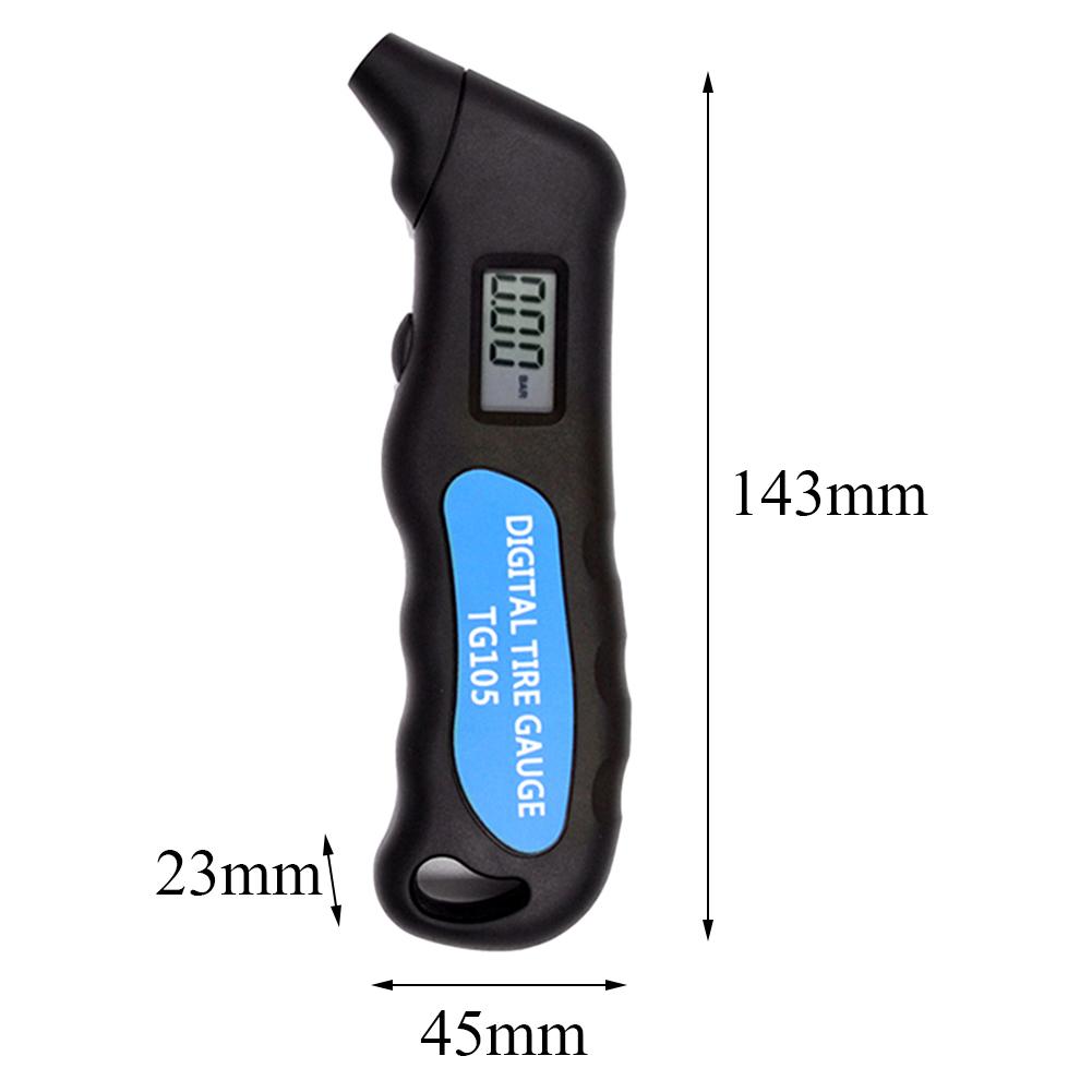 Digitale Auto Band band Luchtdrukmeter Meter LCD Display Manometer Barometers Tester Voor Auto Vrachtwagen Motorcycle Bike TG105