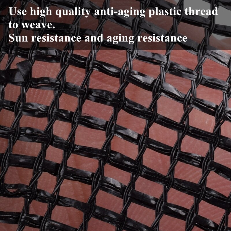 2x4m Hi Anti-UV HDPE Shading Net Balcony Fence Safety Net Shading Net Canopy Sail Succulent Plant Cover Shelter Awning