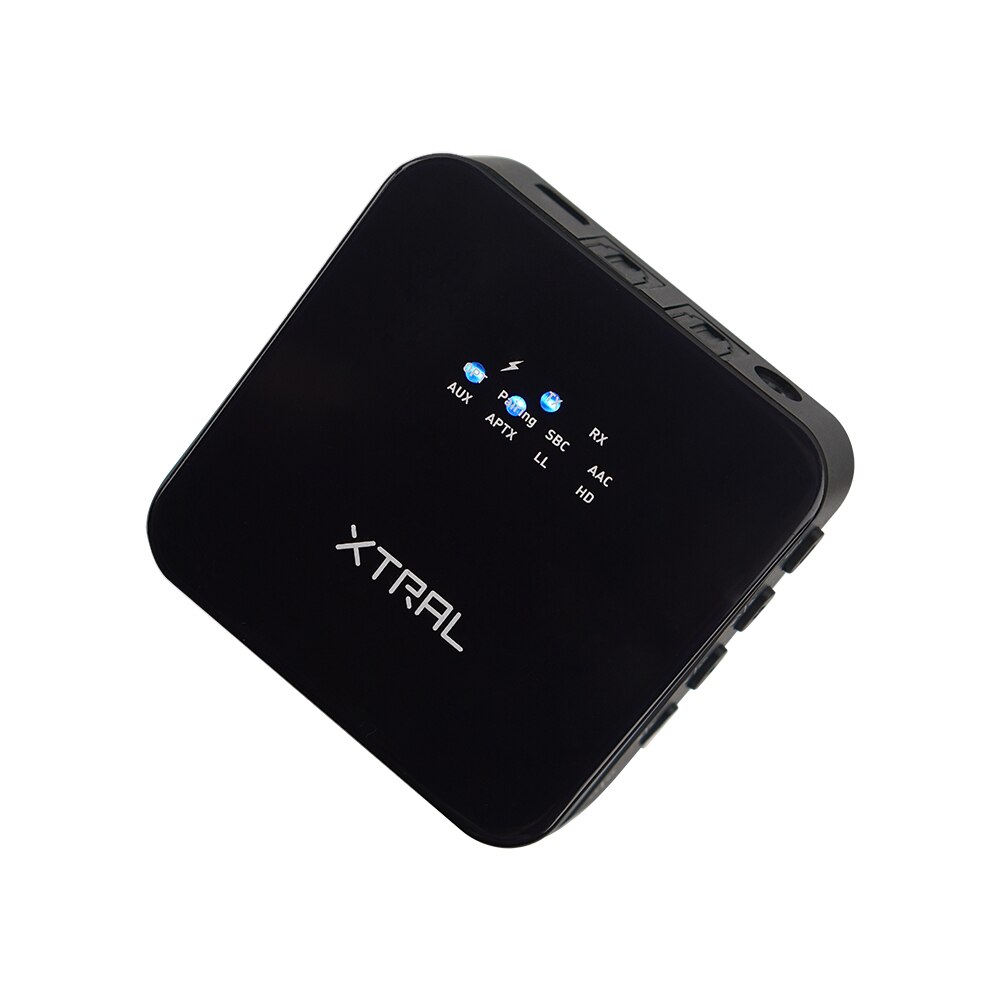 XTRAL Full Screen Bluetooth 5.0 Transmitter and Receiver, 2-in-1 Wireless Bluetooth Adapter, for TV/Home Sound System/Car/Switch
