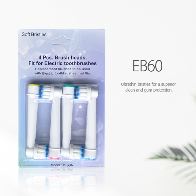 Têtes de brosse à dents électrique pour Oral B, tête de brosse de resubdivision pour la vitalité, buses Oral-B: Rouge