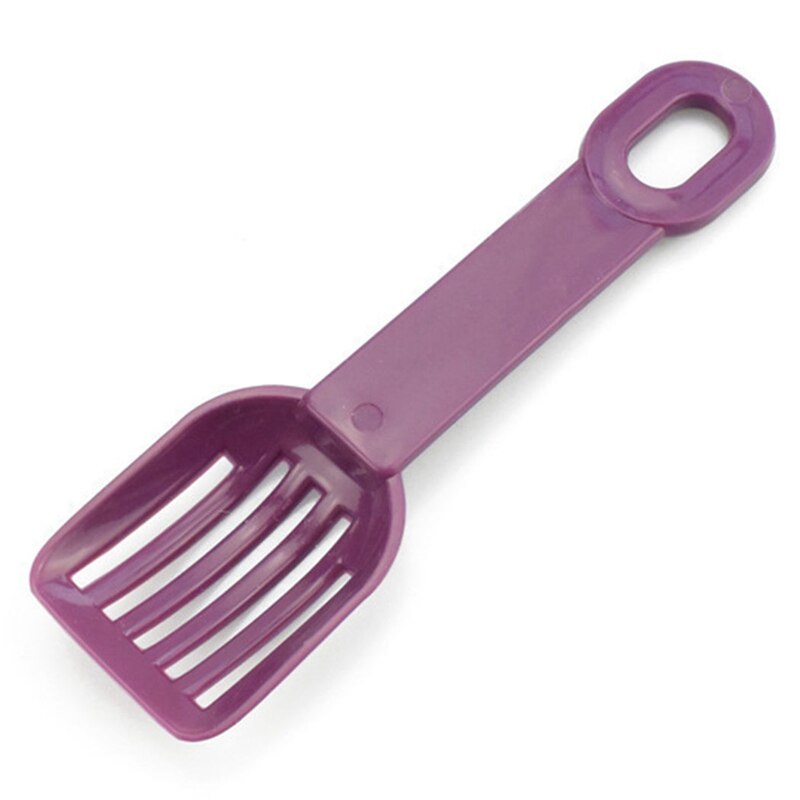 Legendog-pala para arena de gatos, hámster de plástico de Color sólido, pala para arena de gatos, pala para Gato, 1 Uds.: Purple