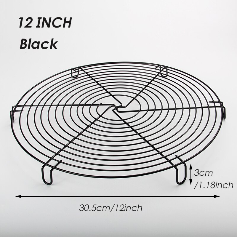 Baking Cake Cooling Tray Round Iron Bread Rack BBQ Bake Holder Vintage Photography Tools Cookies Cooling Container Dishes
