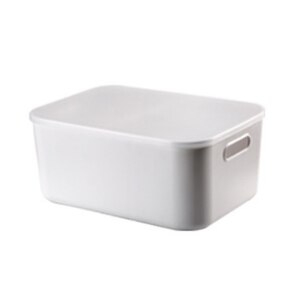 Household environmental protection with lid storage box anti-fall soft basket cosmetics storage underwear storage box A10958: M