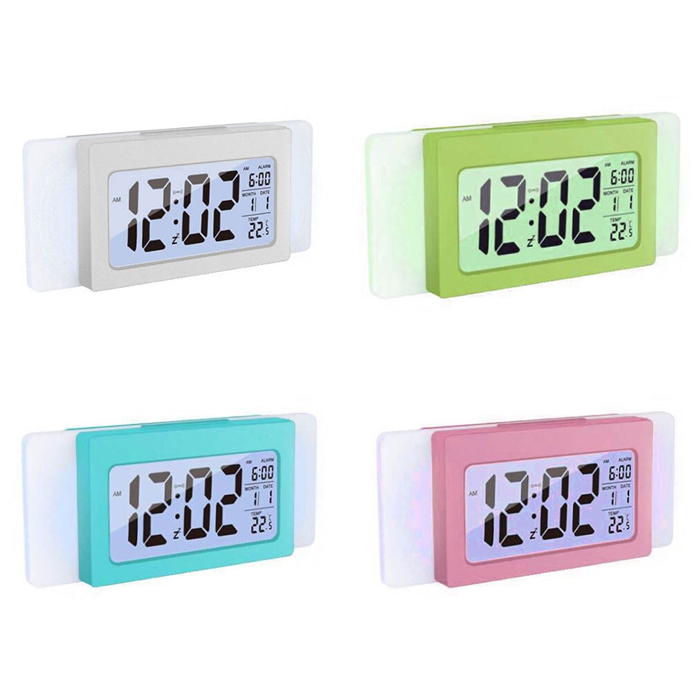 Multifunctional Digital Clock with Large Screen Display Time Temperature