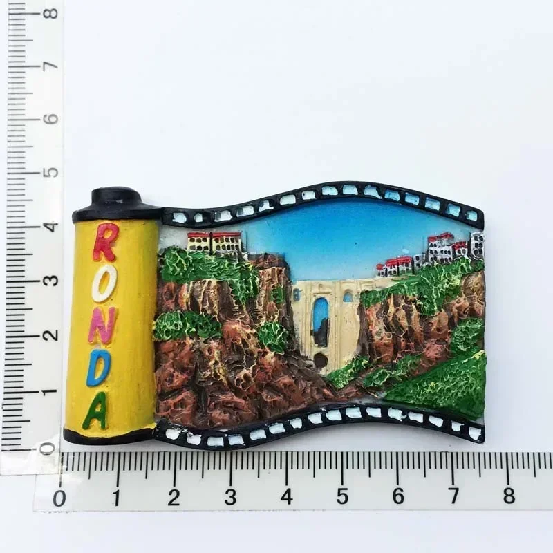 Imanes de nevera Mallorca de España, Castillo de Majorca Palma, Cuenca Ronda, decoración conmemorativa del turismo, manualidades, pegatina magnética para refrigerador,