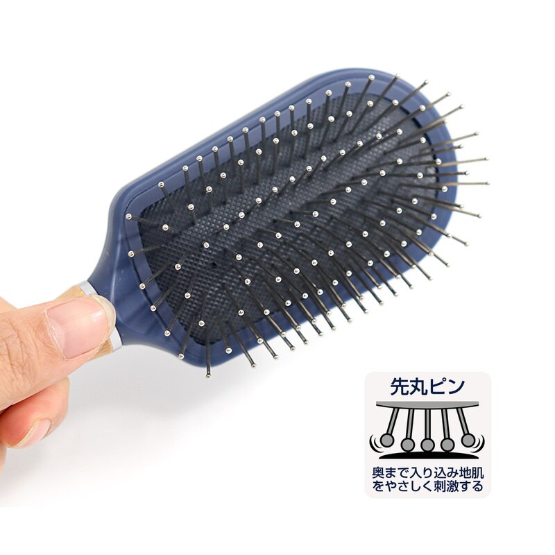 Peine con mango de perro de pecio japonés, pelo largo y corto, aseo especial para perros, peine de masaje con nudo abierto para quitar el pelo flotante