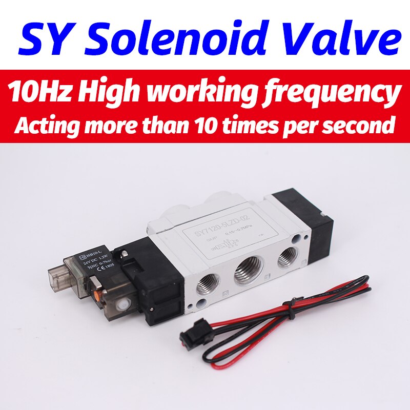 SMC type 5 port 2 position single Valve sy3120 Pneumatic Solenoid Valve SY5120 SY7120 4LZD 5LZD 6LZD DC12V DC24V AC110V AC220V