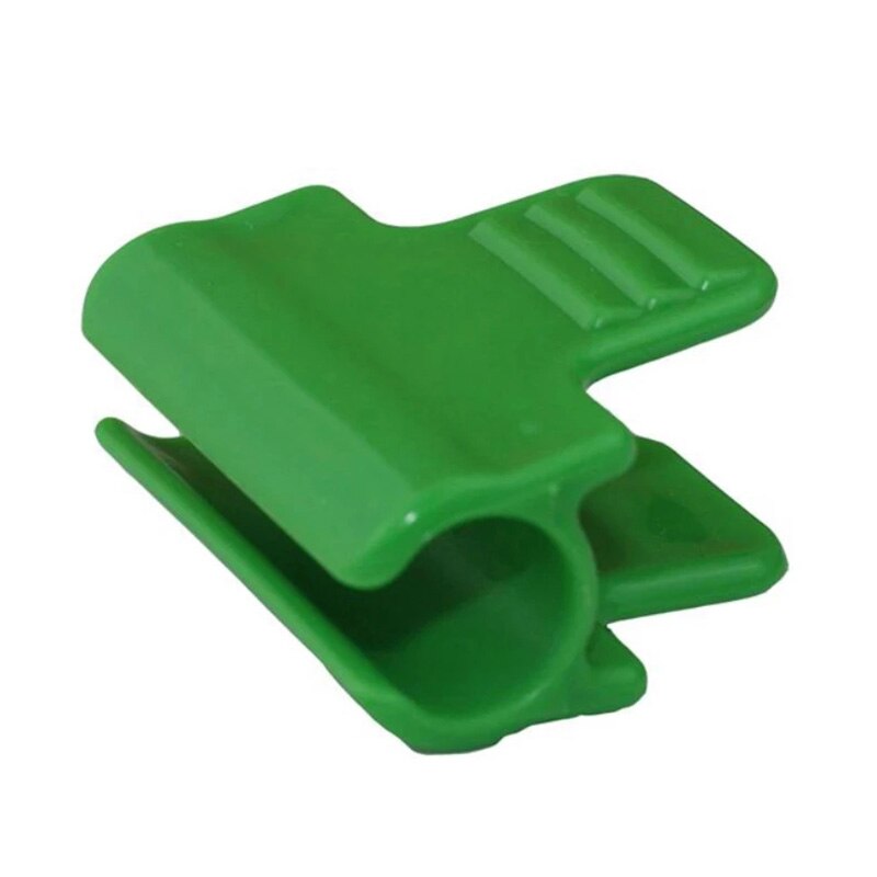 10pcs Plastic Film Clip Greenhouse Frame Pipe Clamps Shade Net Fixed Buckle Clip Garden Supplies for Outter Diameter 11mm Tube