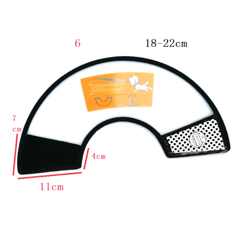 Translucent Pet Dogs Cats Collar Circle Anti Bite Pet Feeding Medicine Beauty Healing Brace Cover Pet Accessories