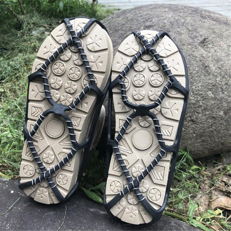 1 Paar Outdoor Sport Ice Sneeuw Gripper Schoen Cover Antislip Crampons Ice Grip Lopen Traction Cleats Ice Gripper cover Stijgijzers