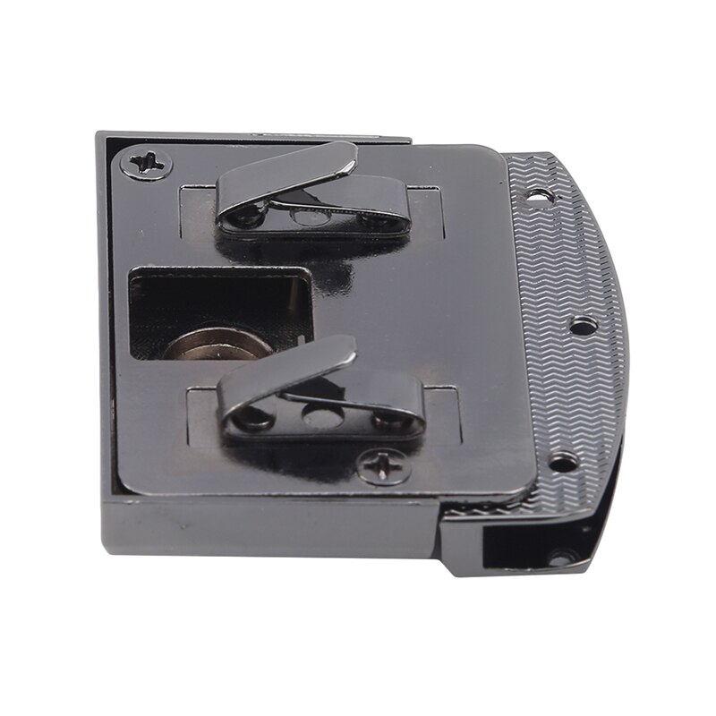 Rectangular Metal Press Push Lock Bag Briefcase Spring Lock Snap Decorative Clasps Closure Leather Craft Diy Hardware Accessory