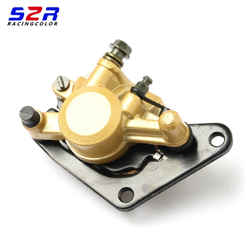 Motorfiets remklauw Voor De Meeste 50cc 125cc 150cc 250cc GY6 QMB139 Scooters Motocross Pit Dirt Bike Rempomp onderdelen Motorfiets Hydraulische Remklauw (Color : Black brake calipers