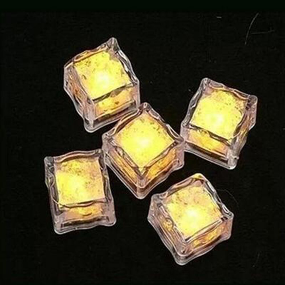 Veilleuse, glaçons colorés capteur tactile | 12 pièces, glaçons colorés, capteur tactile, eau sensorielle, lumineuse, Bar essentiel, glace Cool