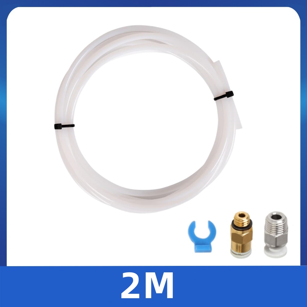 kit di accessori per tubi in PTFE serie Creality K1 con stampante 3D resistente al calore con filamento in PTFE da 1 M/2 M per K1/K1 Max/K1C/Ender 3 V3: nero