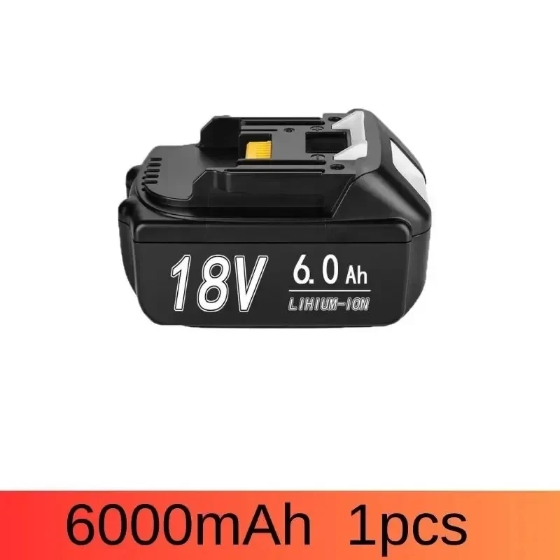 100%  originale makita 6ah/8ah/12ah for makita 18v batteri  bl1830b bl1850b bl1850 bl1840 bl1860 bl1815 erstatnings litiumbatteri: Gul