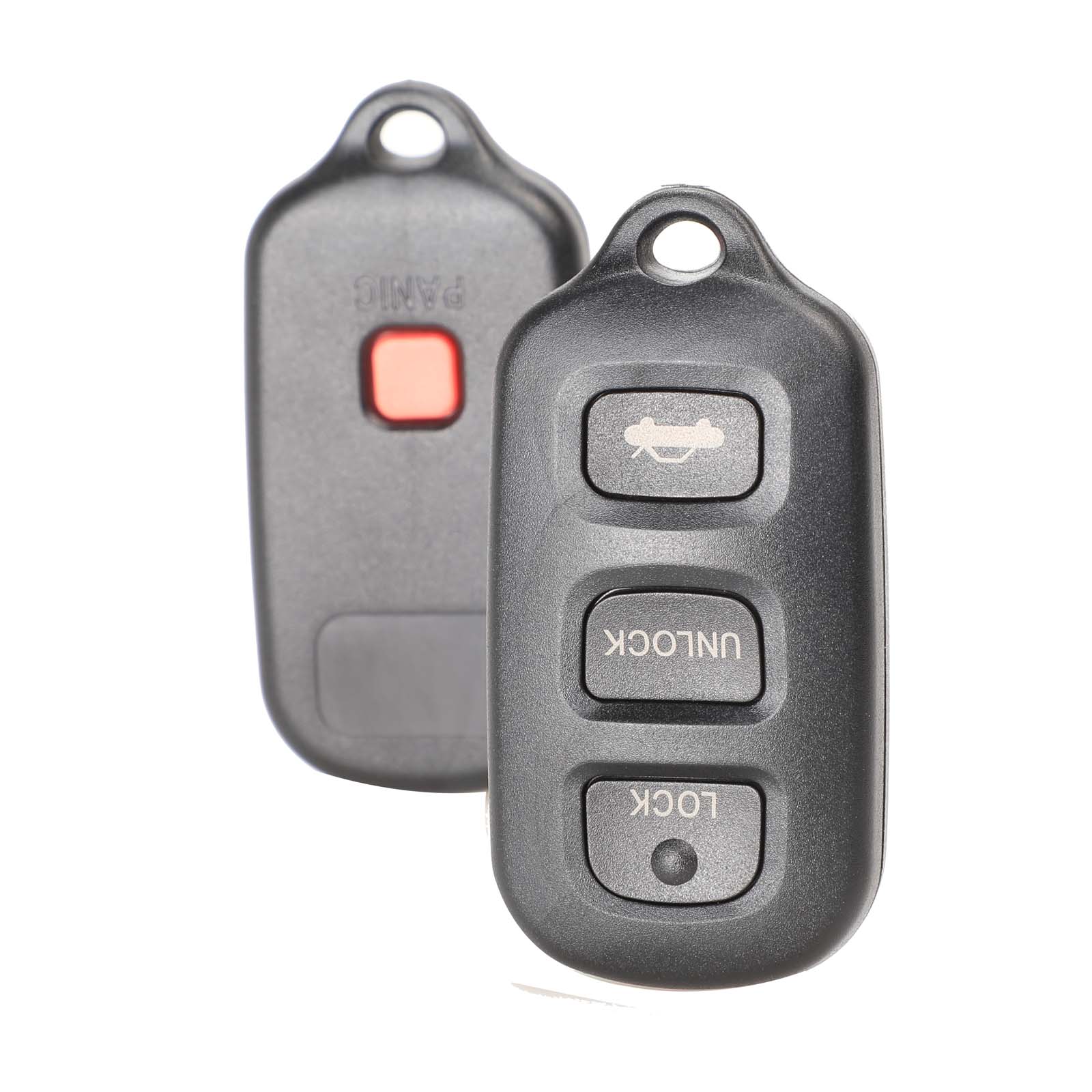 Jingyuqin Afstandsbediening Sleutel Shell Fob 3 Knop + Paniek Voor Toyota Sequoia 4-Runner 4Runner 2003 keyless Case Vervanging: Type 2