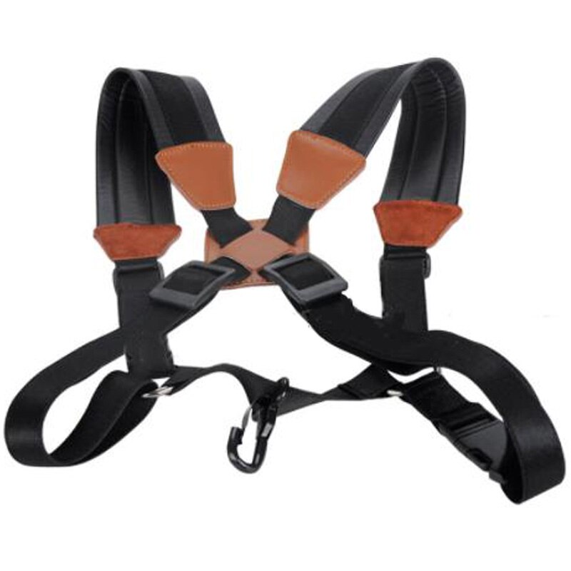 Saxofón ajustable arnés para saxo correa de hombro cinturón para Alto/Tenor/Soprano piezas saxofón Accesorios: S