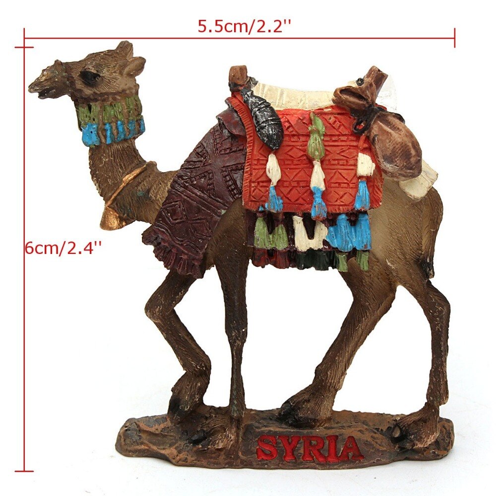 Handmade 3D Syrian Camel Fridge Magnet Travel Souvenirs Refrigerator Magnetic Stickers Home Decoration