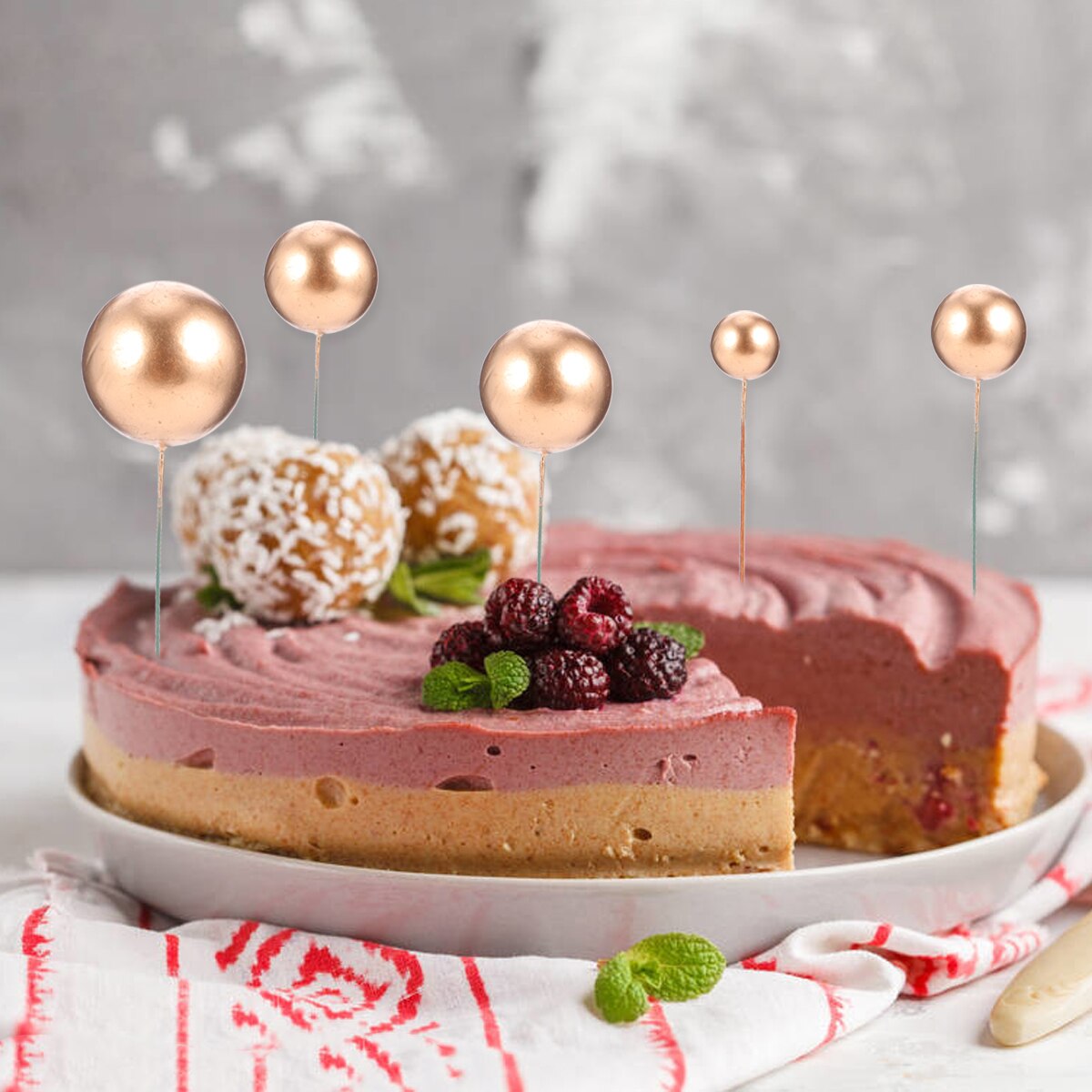 30 Pcs Shape Cake Topper Decorative Birthday Cake Dessert Props