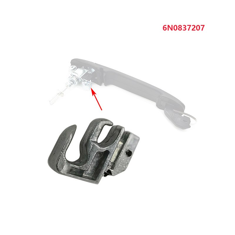 Deurklink Slot Reparatie Kit Voor Ford Galaxy Vw Polo Sharan Caddy Ii Seat Alhambra 6N0837207C 6N0837207D Deurklink Kit: Reset hook