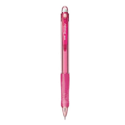 Japansk uni  m5-100 automatisk penna 0.5mm studentaktivitetspenna med gummifärg transparent stavgodis 5 färg: Rosa