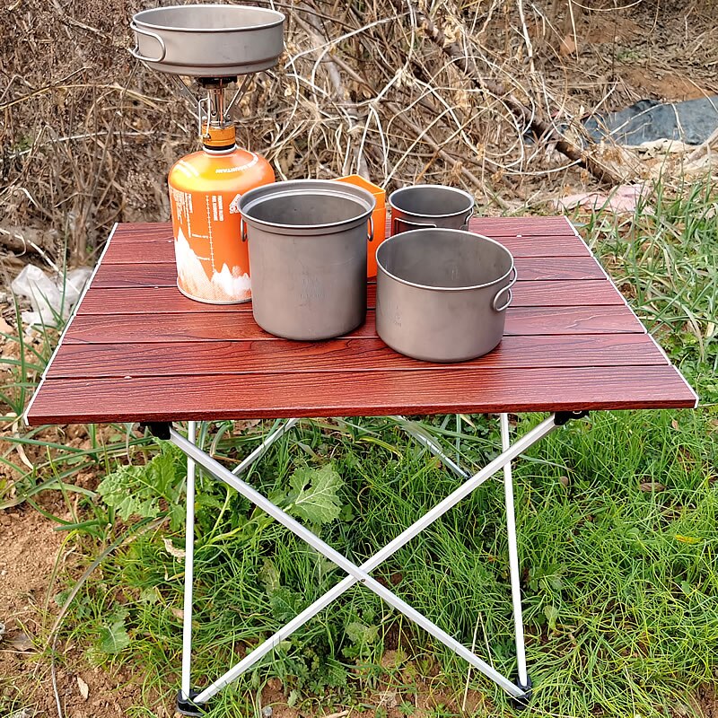 Kleine Opvouwbare Camping Tafel Draagbare Strand Tafel-Inklapbare Opvouwbare Picknicktafel In Een Zak