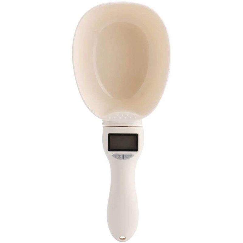 Pet Food Measuring Scoop Dog Food Measuring Cup,Digital Scale Spoon Detachable Cup Feeding Bowls for Measuring Pets Food: Default Title