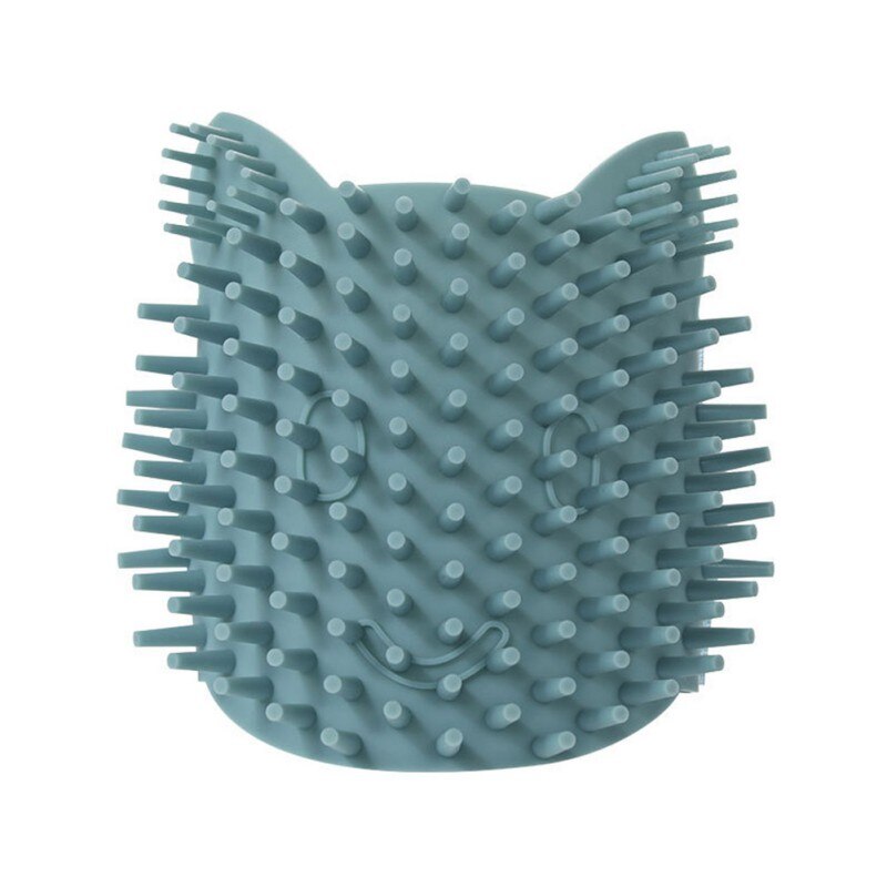 Cat Self Groomer Wall Corner Massage Comb Cat Corner Groomer Brush Handheld Cats Comb Cat Grooming Supplies: Green / 10.63x4.53 inch