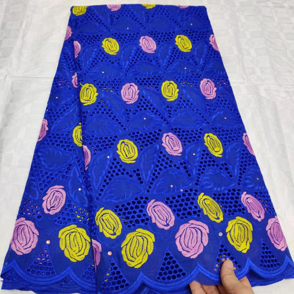 5 yard Zwitserse kant stof zware kralen borduren Afrikaanse katoen stoffen Zwitserse voile kant populaire Dubai stijl