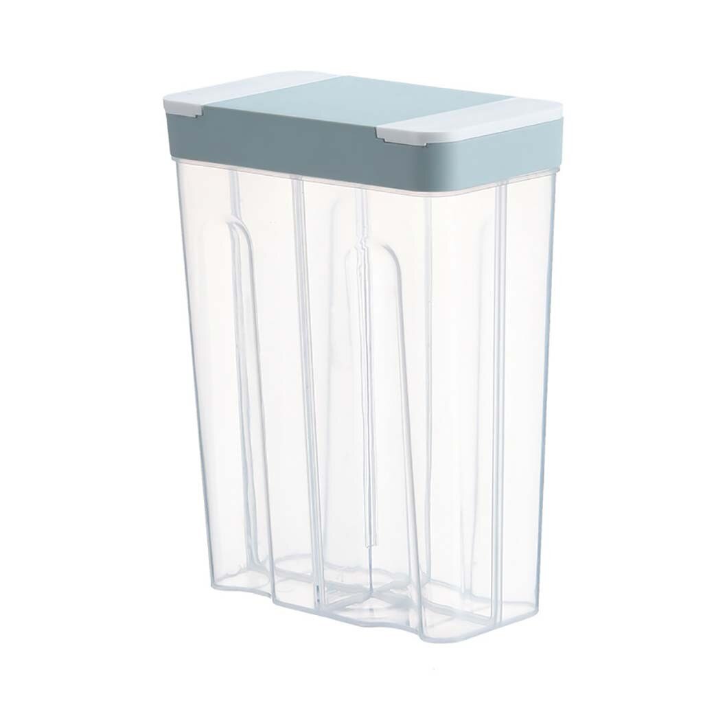 Plastic Cereal Dispenser Storage Box Kitchen Food Grain Rice Container Nice: Blue