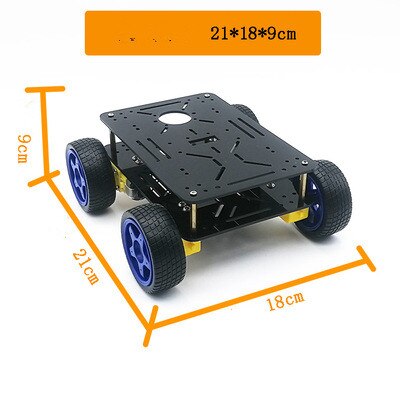 TI Cup Intelligent Trolley Chassis Four-Wheel Drive Speed PID Control Tracking Obstacle BluetoothTI Cup Intelligent Trolley Chas