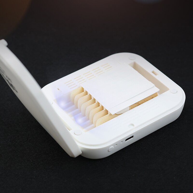 SOLO Sax Cañas los rayos ultravioleta de desinfección UV desinfectante blanco caja de ABS para cañas saxofón caja de juncos accesorios de partes de