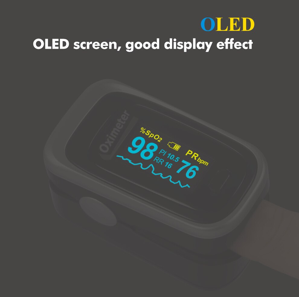 Finger oximeter breath rate Lung function test Respiratory rate Sleep monitoring Data logging monitores 심박계