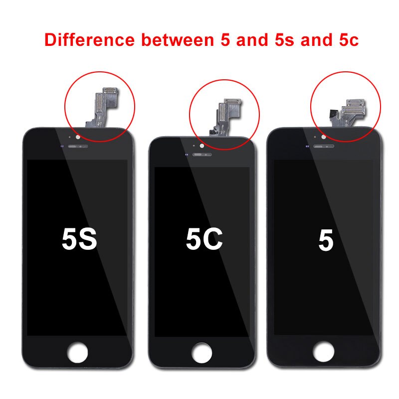 Lage prijs voor iphone 5c 5 5s lcd-scherm reparatie gebroken touch screen montage beroep renovatie mobiele telefoon