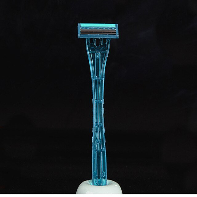 Wegwerp Scheermes Lagen Scheren Machine Veiligheid Scheermesjes Handleiding Scheren Scheerapparaat Gezichtsverzorging Baard Haar Remover: H 1PCS