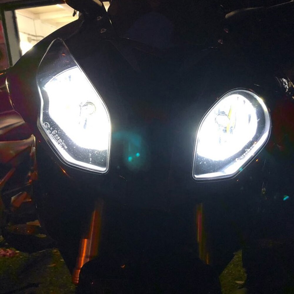 Bmtxms  h7 led lys super lyse 100w/ par motorcykel forlygte til bmw  s1000r s1000rr s1000xr s 1000r 1000rr 1000xr