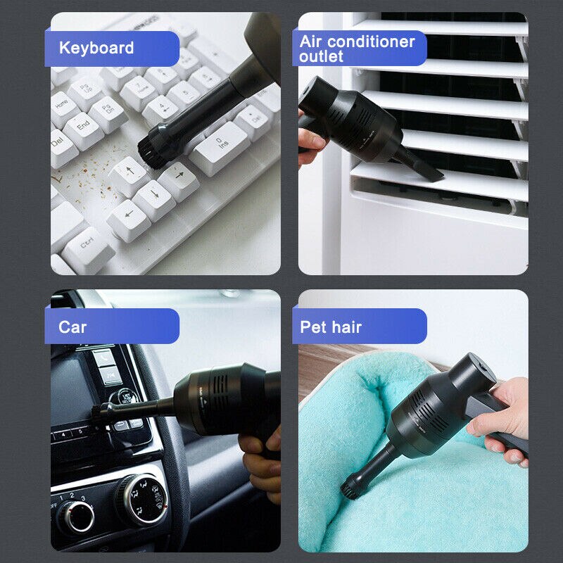 Tragbare Mini Staubsauger Handheld USB Tastatur Pinsel Staub Handheld Sauber Desktop PC Computer Auto Kamera Objektiv Reiniger Werkzeug