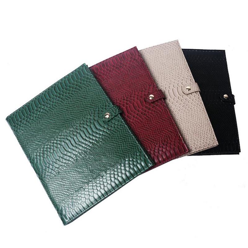 Saudi Arabia Office Women Wallets A4 paper Multi-functional wallet Ostrich leather Female Clutch Card Holder Purse