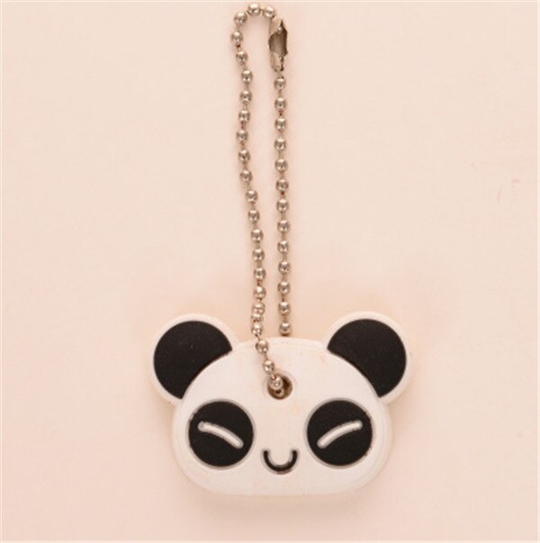 1PC Key Top Cover Cap Topper Keyring Cute Animal Multi Color Soft Plastic Key Cover for House Room Box Keys: 6