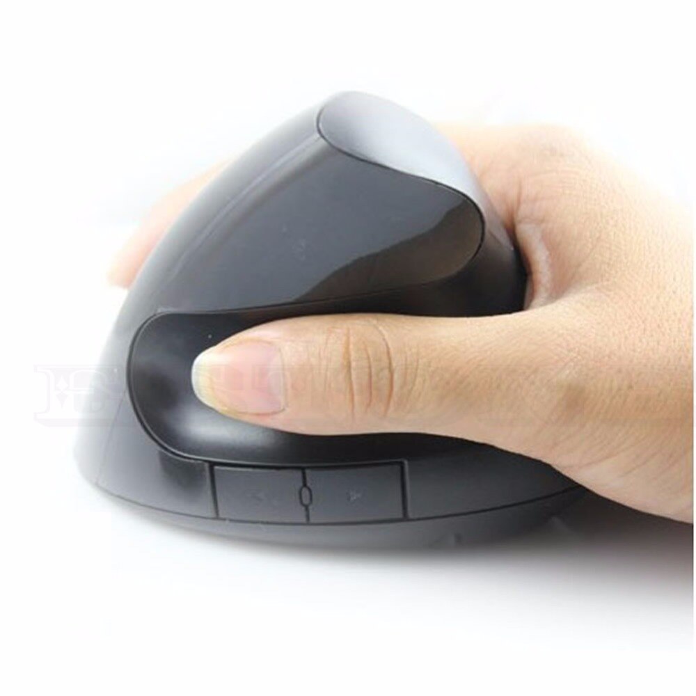 P Rechargeable Wireless Mouse Ergonomic Optical Mouse 1600 DPI Wireless USB Vertical for Computer PC