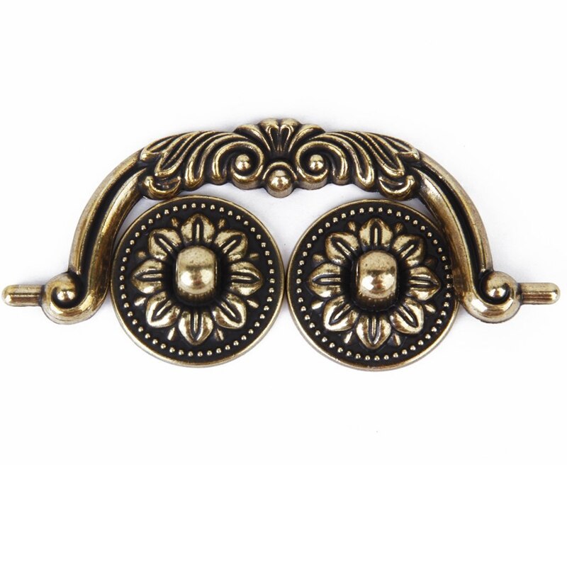 1 x Retro Cupboard Cabinet Drawer Door Pull Handle 12.5cm---Bronze