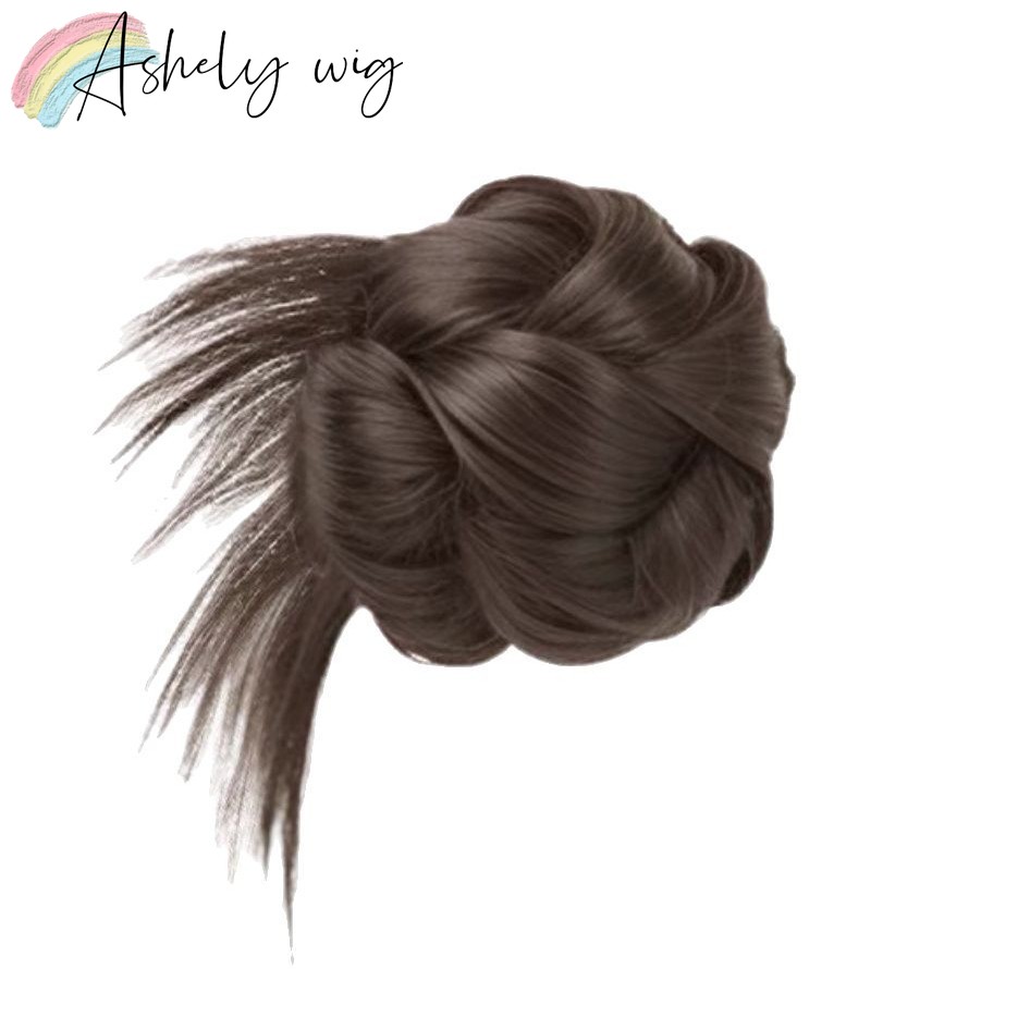 Moños para el cabello para mujer, extensiones De cabello con cabeza De bola, Extensiones De Cabello, pelucas De cola De caballo naturales,