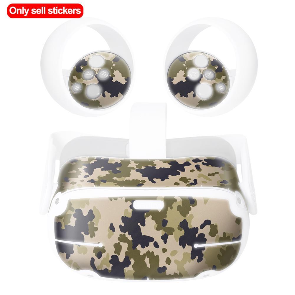 Skin Sticker For Oculus Quest 2 VR Headset Virtual Reality Cartoon Protetcive PVC Skin Decals For Quest 2 Controller Accessories
