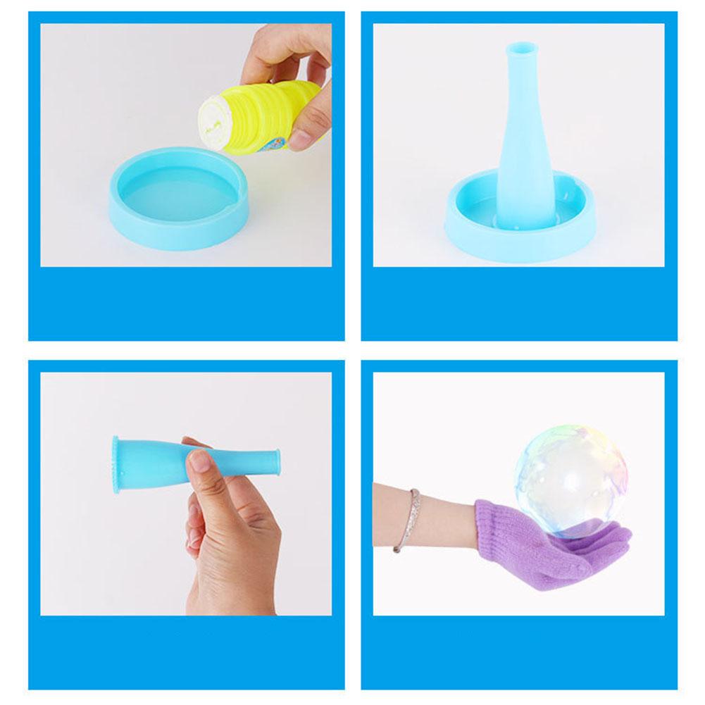 Magic Bubble Set Hand-Gemaakt Veilig Palm Bellen Met Bubble Handschoenen Lade Oplossing Blower Voor Kid Spelen Mode Outdoor speelgoed