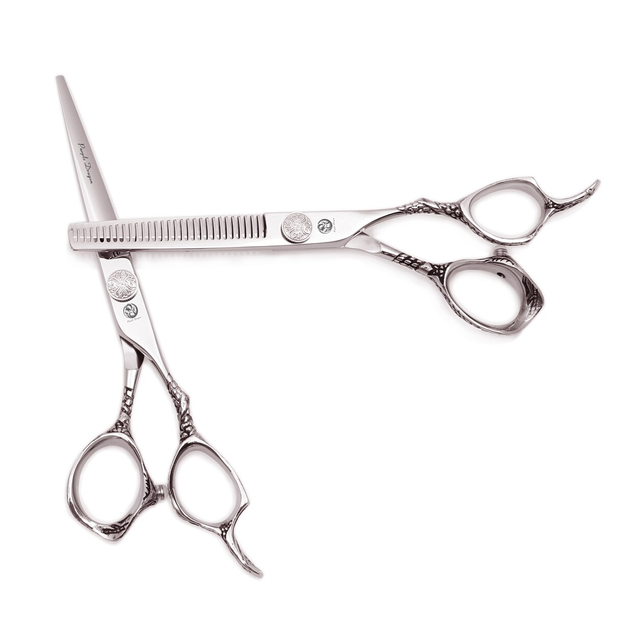 Paarse Draak 5.5 "6" Kapper Kappers Schaar Professionele Jp 440C Haar Knippen Schaar Dunner Schaar Z9009