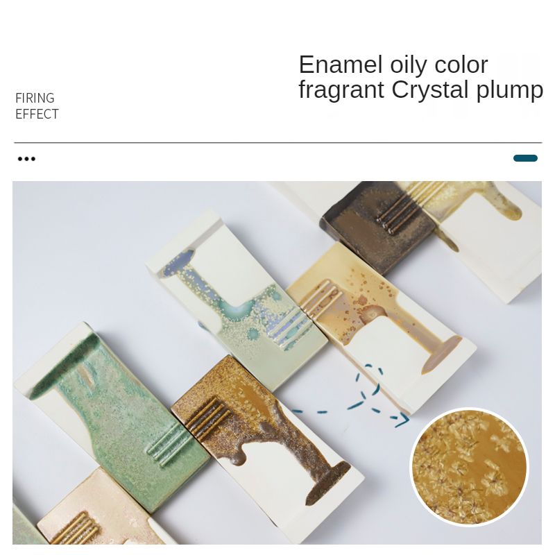 Ceramic Art Ceramic Glaze Crystal Glaze Art Glaze Kiln Change Glaze Medium High Temperature 1200-1270 Degrees 500ml