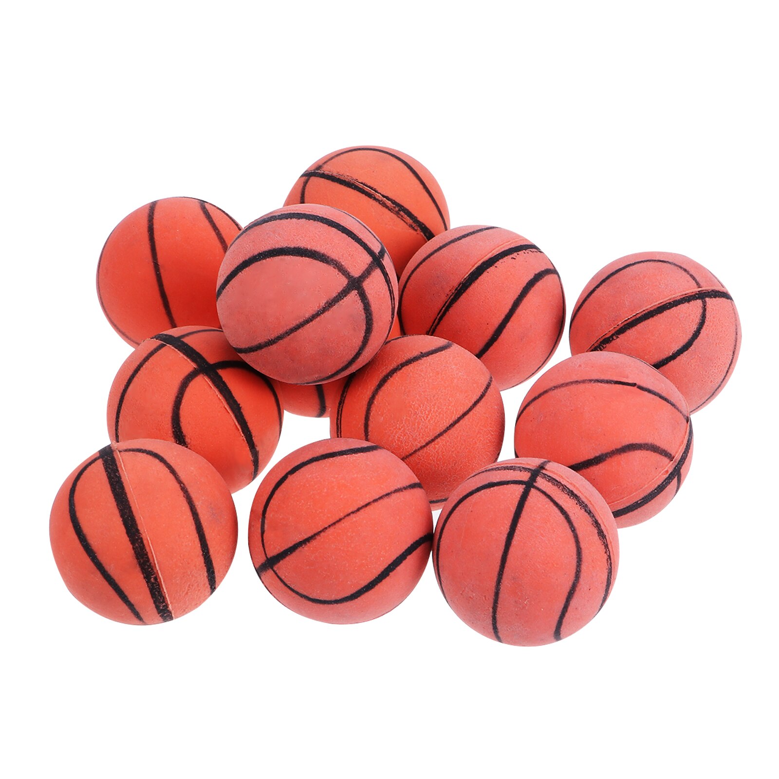 12 pieces plastic educational balls bounce basketball for children girls boys