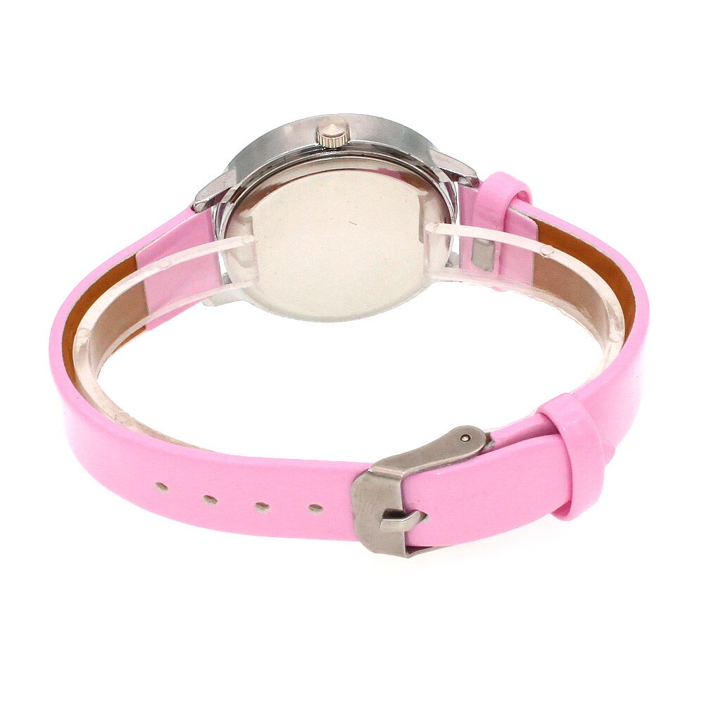 Aangekomen kinderen mooie eenvoudige quartz horloge jongens en meisjes schattige kleurrijke wijzerplaat leren tijd leren klok